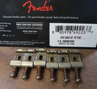 Aged Fender Usa Pat Pending Stratocaster Vintage Spec Saddles Strat Relic