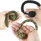 Paracord Monkey Fist Style Keychain Outdoor Hiking Accessory