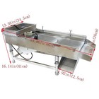 Open Box  Stainless Steel 3mm Screen Linear Vibrating Screen Single Layer 80w 