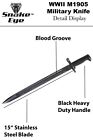 21 5  Wwii Us Army M1 Rifle Bayonet Knife With Scabbard