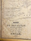 Historical Map 1836 France En 1813 Napoleon Europe Antiquarian Bookshop Colle   