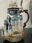 11 Inch Limited Edition Castle Theme Garantiert German Beer Stein