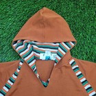 Vintage 70s Helen Sue Mod Hoodie Girls 14 16 14x20 Brown Usa