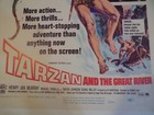 Tarzan And The Great River 1967 Movie Window Card Poster Jan Murray Rare