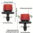 100pc Adjustable Emitter Dripper Micro Drip Irrigation Sprinkler Watering System