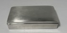 Vintage E p c a  Poole Silver Co  1899  Cigarette jewelry watch Box -wood Lining
