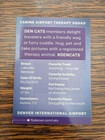 Denver International Airport Den Cats Canine Airport Therapy Squad Rosalind Card