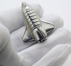 Vintage Italian Handmade Genuine Sterling Silver Space Shuttle Figurine Miniatur