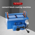 110v 550w Hollow Block Making Machine For 15 74x7 87x7 87inch Brick Size 2 Holes