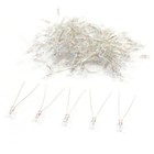 100pcs 3mm 12v Clear Mini Bulbs Grain Of Wheat Bulbs Warm White Light Mp02w Usa