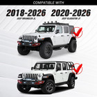 Skid Plate Front Bumper Cover Compatible With 2018-2026 Jeep Wrangler Jl Jlu   2