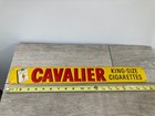 Vintage Cavalier King Siz Cigarette Tobacco Sign Metal Store Display Advertising