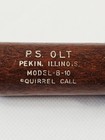 Ps Olt Model B-10 Squirrel Call Wood Pekin  Il Usa Hunting Vtg