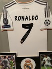 Cristiano Ronaldo Signed Authentic Real Madrid Jersey Framed Psa Coa