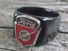 1950s 1960s Ford Trucks  Logo Black Chrome Ring  9 Nos Hi- Quality Class