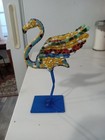 Mosaic Flamingo Figure La Colors 6 x4  Made In Usa
