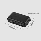1pc Edc Waterproof Survival Storage Box Outdoor Camping Shockproof Case - New