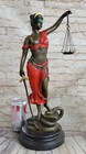 Hand Made With Scale In Left Hand Bronze Nude Sculpture Home Decor Figurine