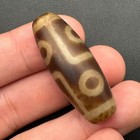 Magical Tibetan Old Agate  6eye Totem Dzi Bead Amulet