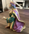 Vintage Franklin Mint Gaspar Figure Wise Man Nativity Collection Christmas 1989