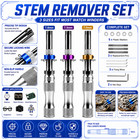 3pcs Advanced Tubular Lock Tool 7 Pin Padlock Hook Seal Pick Puller Set Kit Case