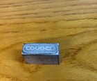 Vtg Conoco Letterpress Metal Wood Printers Block Advertising Gas   Oil