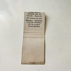 The Milton Inn Sparks Md Vintage Matchbook Cover 4mb104-6