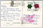 1973 Taiping Perak Malaya Scenic Bridge Singapore Postmark Postcard