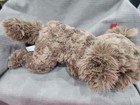 Fao Schwarz Adopt-a-pets Dark Brown Schnoodle Puppy Dog 18  Plush Nwt