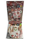 2 Vtg Bucilla Flowers Christmas Gift Ornament Silk Ribbon Embroidery Sealed Kits