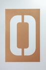 6 Inch Tall Cardboard Number Stencil Set