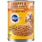   Pack Of 4   Pedigree Chopped Ground Dinner Chicken Wet  Food For  Dog 22 Oz