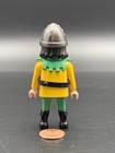 Playmobil Knight - Medieval Figure 3666 Vtg Yellow Green Castle Guard