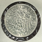 Germany  3 Mark 1911 J Silver High Grade Old Cleaning