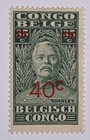 Travelstamps  Belgium Congo 1931 Stamps Scott  130 Mint Og H Overprint