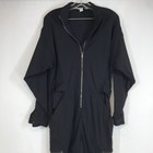 Athleta Black Jumpsuit Utility Style Zipper Pockets Belted Women s Size 8