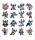 Disney Parks Stitch Attacks Snacks Mystery 5 Pin Pack Pouch Sealed - New