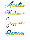 Holographic Name Personalized Decal Sticker  Custom Vinyl Lettering Text Decal