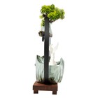 Tabletop Water Fountain Indoor Waterfall With Led Light Mist Desk Fountain 110v