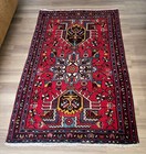 3x5 Antique 1930   s Oriental Authentic Handmade Rug  inv1017 