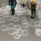 Lot 100 Vintagegi Joe Display Stands Base For  Action Figures Clear G i Joe Toy