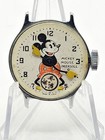 Vtg   Rare 1930s Ingersoll Mickey Mouse Wristwath No Band Running