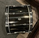 Vintage Slingerland 22x14 Bass Drum 1970s - Black Chrome 3 Ply