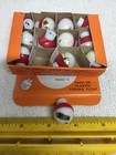 Fishing Snap On Floats  - Red White - Size 3 4 Inch - 24 Bobbers Ships From Usa
