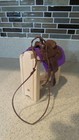 Breyer Horse Classic Western Saddle bridle purple Pad-no Stand