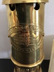 Vtg British Coal Miner s Davey welsh Lamp Wales Company Serial   Brass