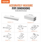 Vevor 3  W 17 6ft Line Set Cover Kit For Mini Split central Air Conditioner Pvc