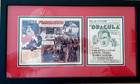 1931 Dracula 5x7   Frankenstein 7x9 Original Movie Poster Spain Heralds Framed