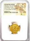 Heraclius And Her  Constantine Gold Av Solidus 613-641 Ad  Certified Ngc Xf  ef 