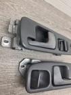 96-00 Civic 2 3dr Left Right Door Handle Inside Interior Lock Lever Light Gray
